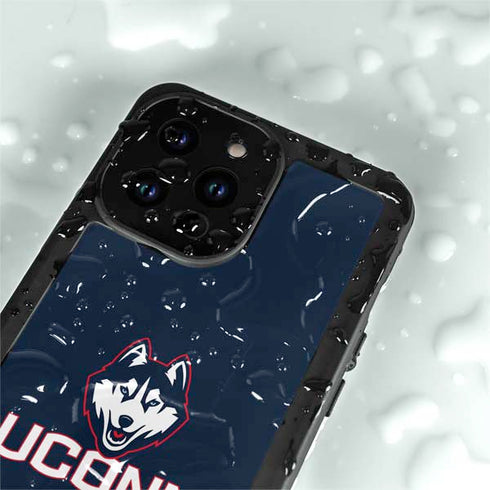 University of Connecticut UConn Logo iPhone 14 Pro Max Waterproof Case