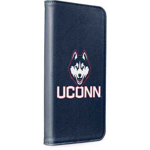 University of Connecticut UConn Logo iPhone 15 Pro Max Folio Case