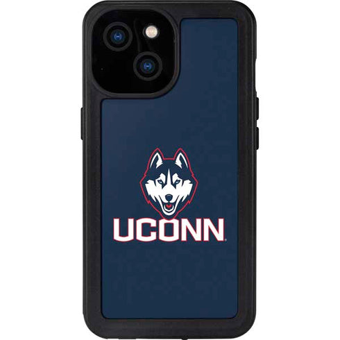University of Connecticut UConn Logo iPhone 15 Waterproof Case
