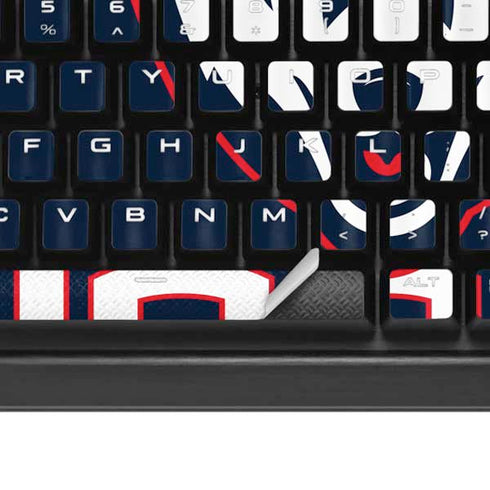 University of Connecticut UConn Logo K95 RGB PLATINUM Mechanical Gaming Keyboard Skin