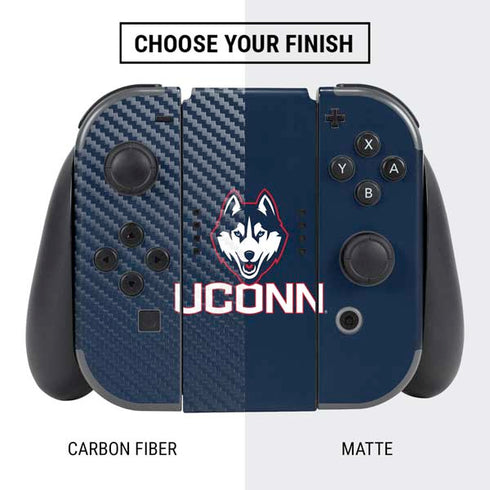 University of Connecticut UConn Logo Nintendo Switch Bundle Skin