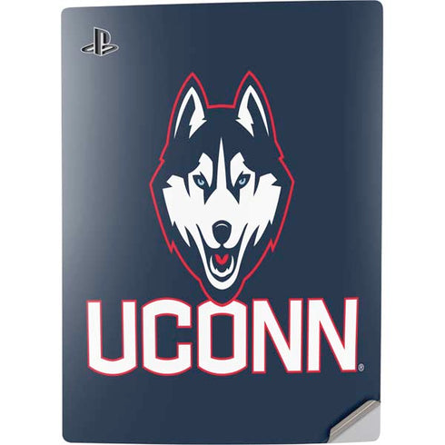 University of Connecticut UConn Logo PS5 Digital Edition Console Skin