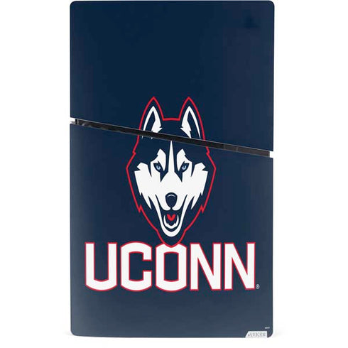 University of Connecticut UConn Logo PS5 Slim Digital Edition Bundle Skin