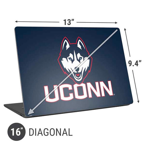University of Connecticut UConn Logo Universal Laptop 16in (13 x 9.4in) Skin