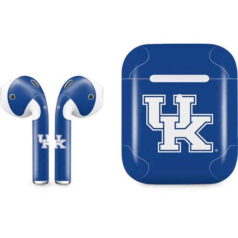 University of Kentucky UK on Blue Apple AirPods 2 Skin