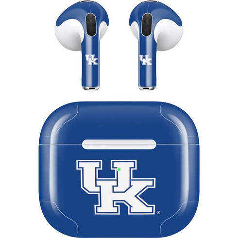 University of Kentucky UK on Blue Apple AirPods (3rd Gen 2021) Skin