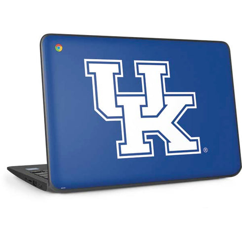 University of Kentucky UK on Blue HP Chromebook Skin