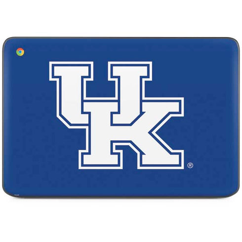 University of Kentucky UK on Blue HP Chromebook Skin