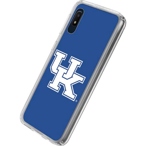 University of Kentucky UK on Blue Galaxy A10e Clear Case
