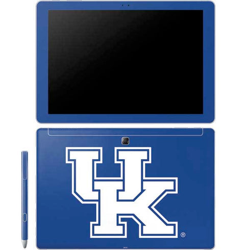 University of Kentucky UK on Blue Galaxy Book 12in Skin