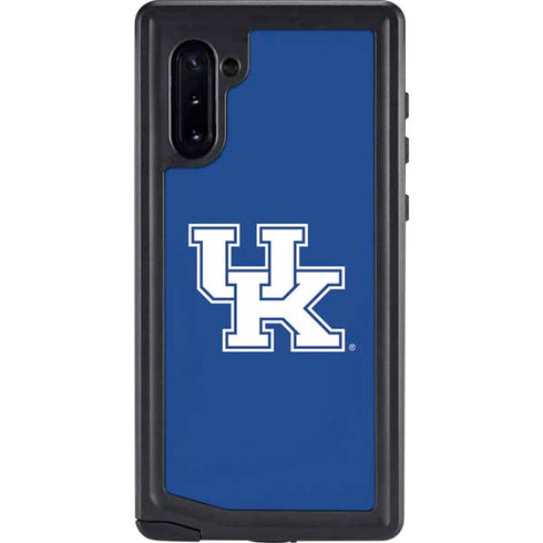 University of Kentucky UK on Blue Galaxy Note 10 Waterproof Case