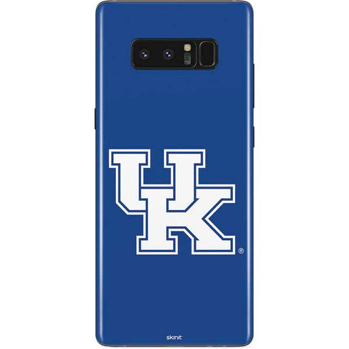 University of Kentucky UK on Blue Galaxy Note 8 Skin