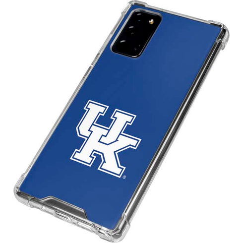 University of Kentucky UK on Blue Galaxy Note20 5G Clear Case