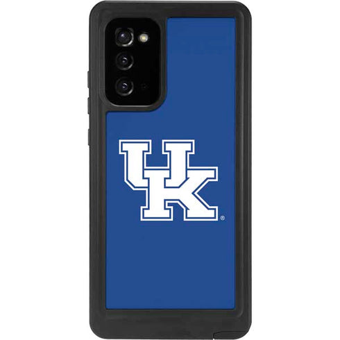 University of Kentucky UK on Blue Galaxy Note20 5G Waterproof Case