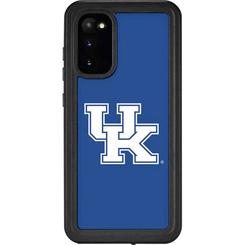 University of Kentucky UK on Blue Galaxy S20 Waterproof Case