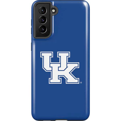 University of Kentucky UK on Blue Galaxy S21 FE Pro Case