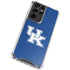 University of Kentucky UK on Blue Galaxy S21 Ultra 5G Clear Case