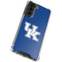 University of Kentucky UK on Blue Galaxy S22 Clear Case