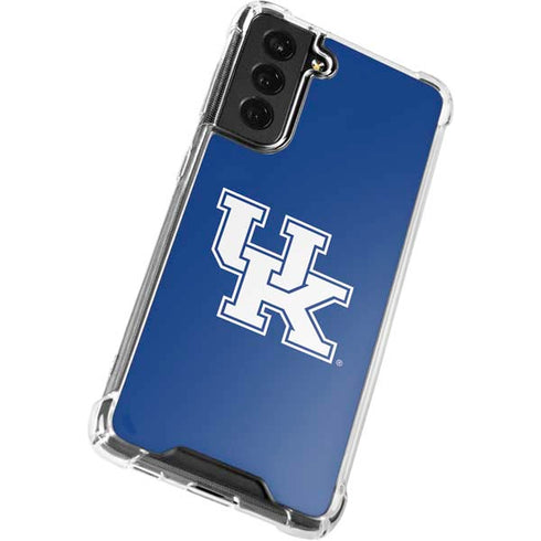 University of Kentucky UK on Blue Galaxy S22 Plus Clear Case