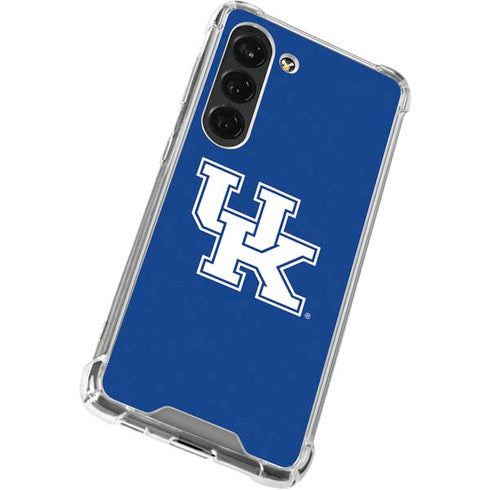 University of Kentucky UK on Blue Galaxy S23 Clear Case
