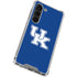 University of Kentucky UK on Blue Galaxy S23 Clear Case