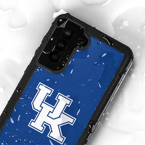 University of Kentucky UK on Blue Galaxy S23 Plus Waterproof Case
