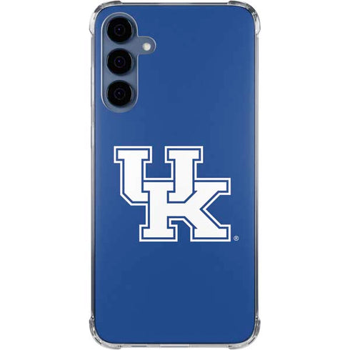 University of Kentucky UK on Blue Galaxy S24 Clear Case