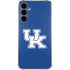 University of Kentucky UK on Blue Galaxy S24 Clear Case