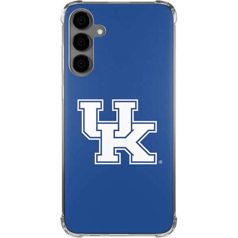 University of Kentucky UK on Blue Galaxy S24 Plus Clear Case