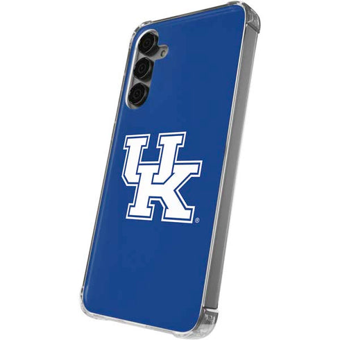University of Kentucky UK on Blue Galaxy S24 Plus Clear Case