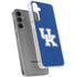 University of Kentucky UK on Blue Galaxy S24 Plus Clear Case