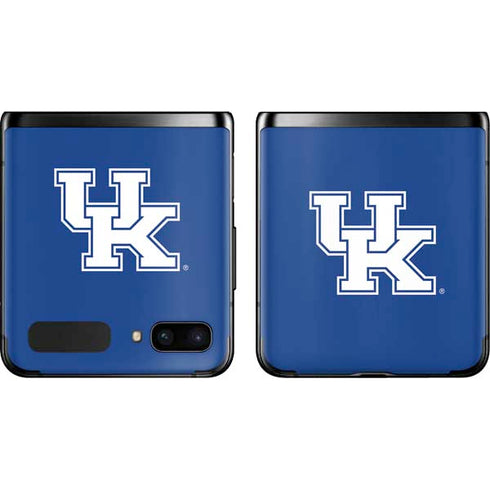 University of Kentucky UK on Blue Galaxy Z Flip Skin