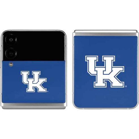 University of Kentucky UK on Blue Galaxy Z Flip4 5G Skin