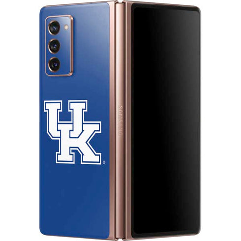 University of Kentucky UK on Blue Galaxy Z Fold2 5G Skin