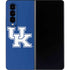University of Kentucky UK on Blue Galaxy Z Fold4 5G Skin