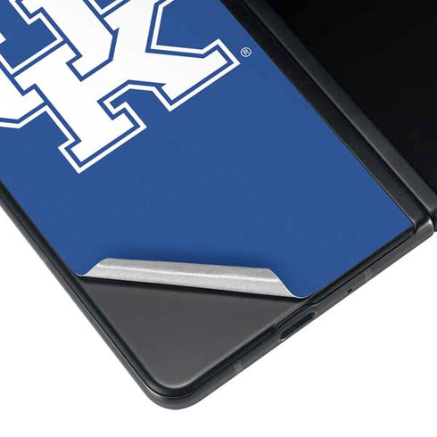 University of Kentucky UK on Blue Galaxy Z Fold4 5G Skin