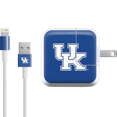 University of Kentucky UK on Blue iPad Charger (10W USB) Skin