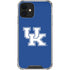 University of Kentucky UK on Blue iPhone 12 Clear Case
