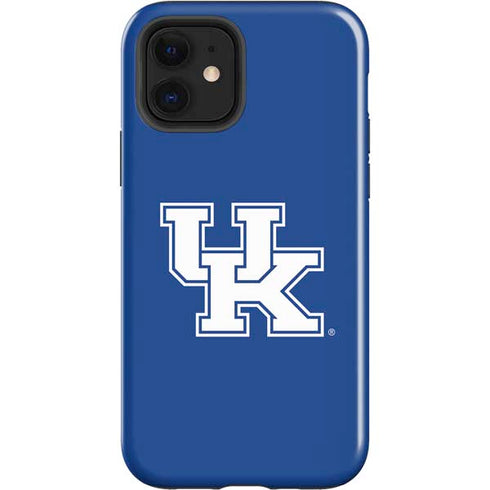 University of Kentucky UK on Blue iPhone 12 Impact Case