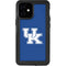 University of Kentucky UK on Blue iPhone 12 Mini Waterproof Case