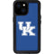 University of Kentucky UK on Blue iPhone 13 Mini Waterproof Case