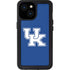 University of Kentucky UK on Blue iPhone 13 Mini Waterproof Case