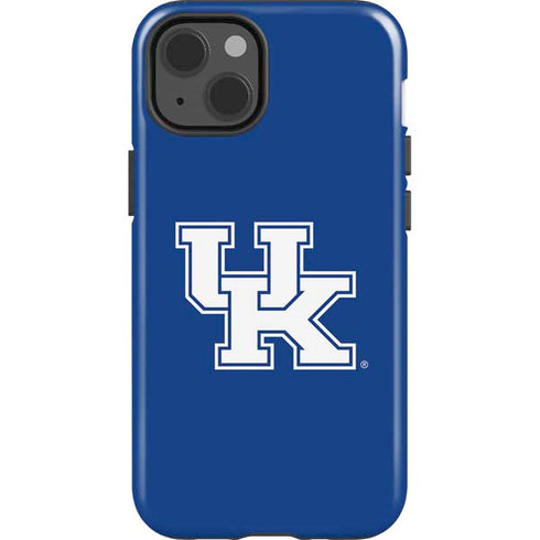 University of Kentucky UK on Blue iPhone 15 Impact Case