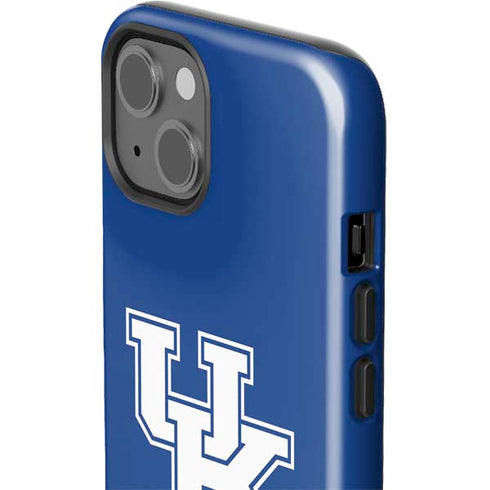 University of Kentucky UK on Blue iPhone 14 Plus Impact Case