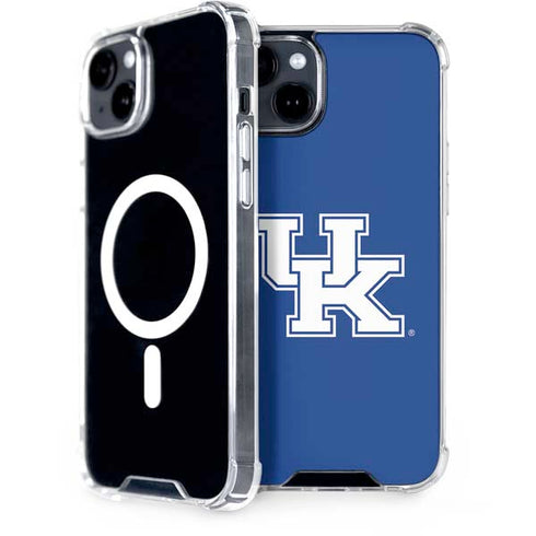 University of Kentucky UK on Blue iPhone 15 Plus MagSafe Case