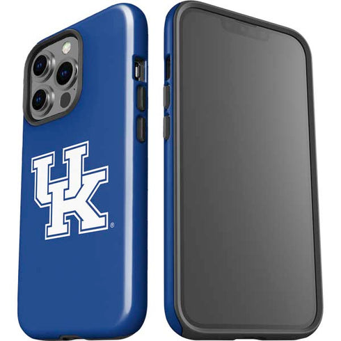 University of Kentucky UK on Blue iPhone 15 Pro Impact Case