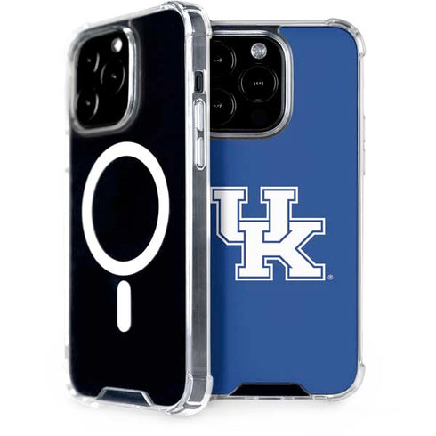 University of Kentucky UK on Blue iPhone 15 Pro MagSafe Case