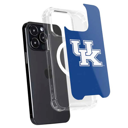 University of Kentucky UK on Blue iPhone 15 Pro MagSafe Case