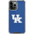 University of Kentucky UK on Blue iPhone 15 Pro Max Clear Case