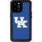 University of Kentucky UK on Blue iPhone 14 Pro Max Waterproof Case